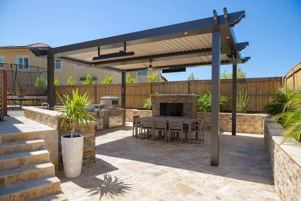 StruXure pergola project in Danville, CA