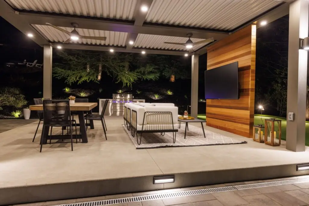 StruXure pergola project in Walnut Creek, CA
